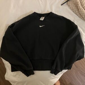 Nike Black Crewneck Top